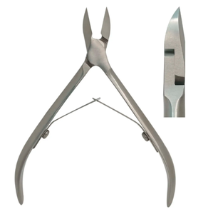 Herramienta profesional de cuidado de uñas de acero inoxidable cromado, pinza para cutículas y removedor de molduras, manicura, pedicura, uso en salón de belleza - Product Image 2