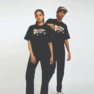 T-shirt grande taille pour hommes de haute qualité Logo personnalisé coupe ample imprimé Essentials Streetwear 100% coton - Product Image 1