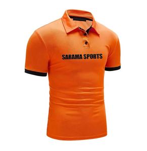 Camiseta de golf de secado rápido de alta calidad, marca personalizada, Color sólido liso para Polo para hombre, corte holgado, tejido de talla grande, suministro de fábrica - Product Image 2