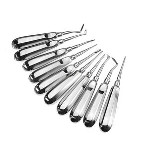 Elevadores Dentales de Acero Inoxidable Alemán con Certificación CE Premium, Uso Profesional, Clase I, Instrumentos Quirúrgicos Dentales de 12 Piezas - Product Image 3