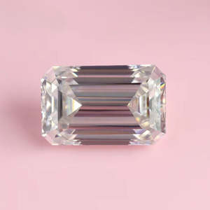 SHREYA DIAM VVS2 Moissanita Cultivada en Laboratorio con Corte Esmeralda, Certificada por IGI, Color E, Piedra de 1.00-10.00 Ct con Juego de Color para Joyería Fina - Product Image 6