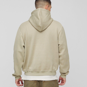 เสื้อฮู้ดแขนยาวแบบสวมหัวสำหรับผู้ชายเสื้อขนแกะพิมพ์ลายพัฟออกแบบได้ตามต้องการ - Product Image 5