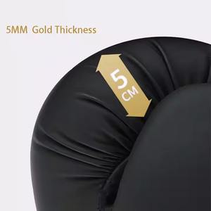 Gants de boxe imperméables professionnels en cuir de haute qualité 16 OZ Pro pour l'entraînement aux arts martiaux de combat - Product Image 2