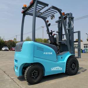 Sanstar รถยกนิวเมติกไฟฟ้า1.5ตัน FE15K พร้อมมอเตอร์ไฟฟ้ากระแสสลับและแบตเตอรี่ที่นั่งสำหรับอุตสาหกรรมค้าปลีก - Product Image 1