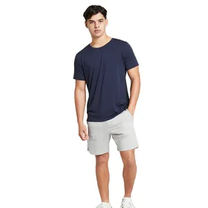 T Shirts 100% Polyester Cotton Feel Blank Polyester T shirts For Men T Shirts Plain Custom Printing