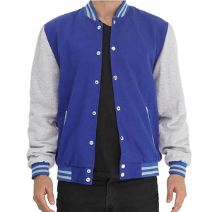 Veste de baseball universitaire pour hommes conception personnalisée doublure en coton polaire veste en cuir léger respirant nouvelle veste d'hiver pour hommes - Product Image 1