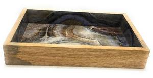 Nouveau bol de service de luxe en bois de manguier fait à la main fabricant et exportateur conception personnalisée bol de service à salade en bois rond fournisseur - Product Image 5