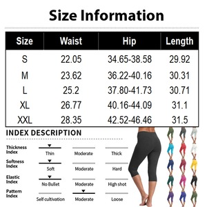 Customized Logo Soft Printed High Waist Woman <b>Leggings</b> Breathable Plain Pants for <b>Ladies</b> - Product Image 6