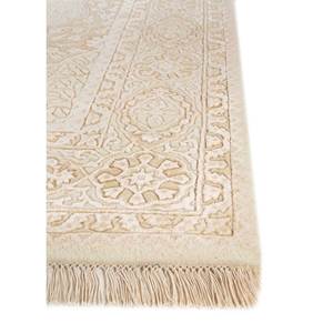 Alfombra Aurora Ivory de Lana y Viscosa Anudada a Mano para Decoración del Hogar-SKWV-58 - Product Image 4