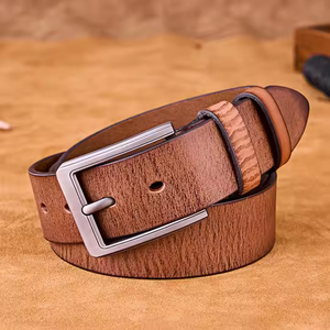 Nuevo Cinturón Formal de Cuero para Hombre, Ecológico, de Piel de Vacuno de Grano Completo, Ancho y Longitud Personalizables por Crescent Crafts - Product Image 2