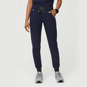 Uniforme de Hospital de enfermera elástico antiarrugas, uniformes de LICRA, conjunto de traje, Top y pantalones, uniforme médico para correr, ropa de verano - Product Image 4