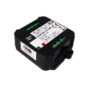 Dalcnet DLM1224-1CV-DMX Led Dimmer Bus DMX512 12 12V 24V 10A pulsante N.O. 0/1-potenziometro 10V-unità di illuminazione/controllo e - Product Image 3