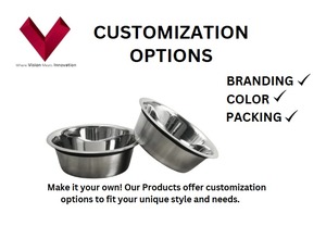 Wholesale Portable Stainless Steel Dog Bowls Pet Food Bowl for Cats and Birds for Travel <b>Feeding</b> - Product Image 3