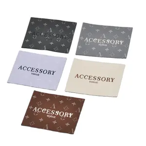 Customize Label Tag Breathable Casual Dresses Custom Cotton Damask High-density Satin Woven Labels For Clothing