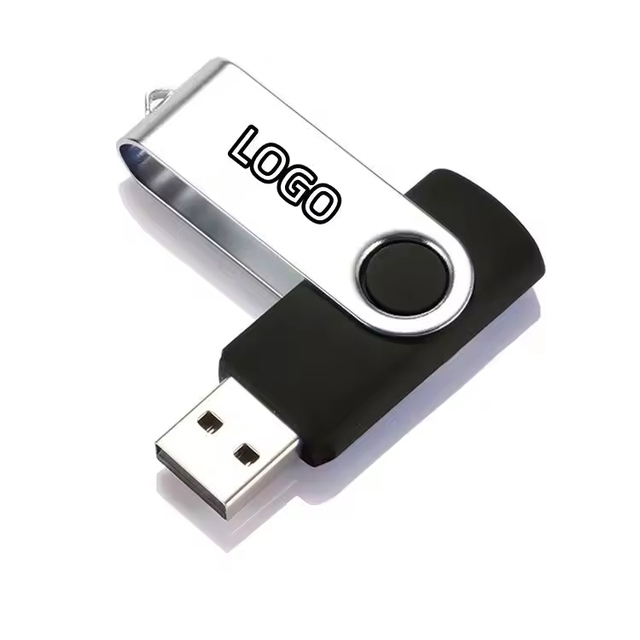 Swivel USB Flash Promotional Gift Metal Swivel USB Flash Drive | Custom Logo USB Memory Pendrive