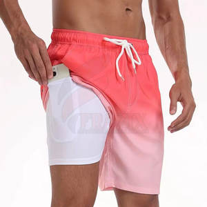 Pantalones Cortos Deportivos Casuales de Doble Capa para Hombre, Ligeros, de Secado Rápido, Transpirables, para Gimnasio, Correr, Entrenamiento, Deportes - Product Image 2