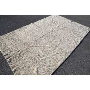 Alfombra de lana turca Vintage Floral marrón Beige clásica 6,5X9,9 pies hecho a mano Patchwork rectángulo diseño látex para dormitorio pasillo - Product Image 2