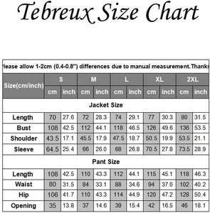Vestes d'hiver respirantes à fermeture éclair pour hommes et ensembles de survêtements grande taille 2 pièces Survêtement et pantalon de survêtement - Product Image 6