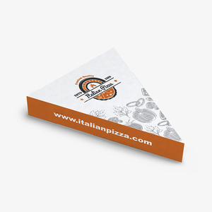Cajas Triangulares Personalizadas para Rebanadas de Pizza 100% Personalizables en Tamaño, Gráficos, Tipografía y Diseño - Product Image 4