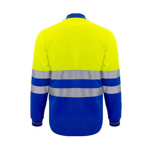 Good manufacturer Men <b>Hi</b> <b>VIs</b> Safety <b>Shirt</b> fully customized top trend anti wrinkle Men <b>Hi</b> <b>VIs</b> Safety <b>Shirt</b> with high quality - Product Image 3