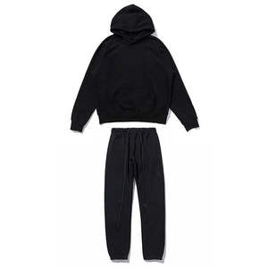 Ensemble de jogging deux pièces surdimensionné pour femme, sweat-shirt et pantalon, veste d'hiver, coupe ample, motif de tissu décoratif, taille 3XL - Product Image 3