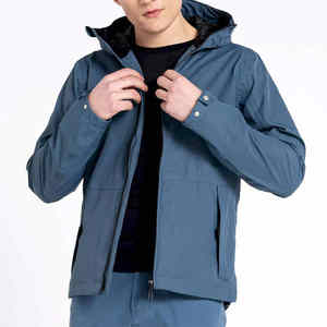 Nouvelle conception avec logo personnalisé, vêtements d'extérieur, coupe-vent, survêtement pour homme, coupe-vent imperméable léger - Product Image 3