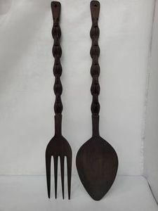 Set of 2 Flatware Handmade Wooden Cutlery Set Perfect for Fast Food and Wedding Special Occasion Tableware in India by ACMi - Product Image 3