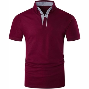 เสื้อยืดโปโลสำหรับผู้ชายเสื้อโปโลแบบเรียบง่ายเสื้อโปโลสำหรับผู้ชายเสื้อโปโลพิมพ์ลายแบบกำหนดเองและระบายอากาศได้ดี - Product Image 1