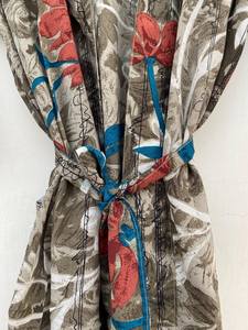 Comfortable Silk Sari <b>Kimono</b> Vintage Silk Robe Handmade Silk Robe - Product Image 2