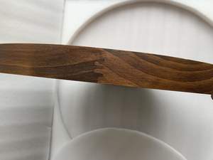 Espejo Redondo de Pared con Marco de Madera Natural, Espejo Decorativo - Product Image 3