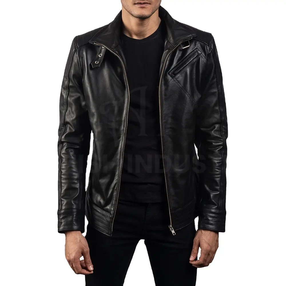 2022 men Clothing Autumn Custom Outdoor Winter Jackets male Black Motorcycle men Leather Jacket For men