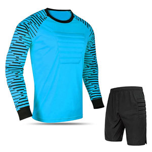 2025 alta calidad nombre personalizado impreso fútbol manga larga portero Jersey traje para juego y entrenamiento deportivo - Product Image 4