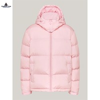 Vente en gros Vestes d'hiver de haute qualité en plumes de canard remplies de plumes de canard avec logo personnalisé pour femmes
