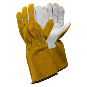 ถุงมือหนังวัวแท้กันน้ำ ป้องกันความร้อน สำหรับขับรถและเชื่อมโลหะ ลดราคาพิเศษ - Product Image 1