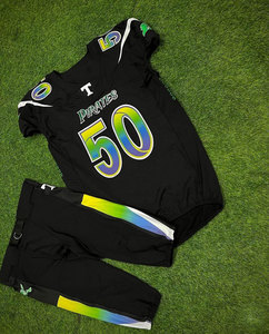 Uniforme de football américain réversible d'usine original personnaliser les maillots de football américain en sergé de haute qualité - Product Image 2