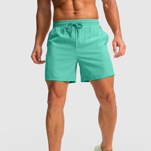 สั่งซื้อเลย กางเกงขาสั้นผู้ชายผ้าแคนวาส ระบายอากาศ แห้งเร็ว ป้องกันรังสียูวี ยืดได้ 4 ทิศทาง มีเชือกผูก เหมาะสำหรับออกกำลังกายกลางแจ้ง - Product Image 3