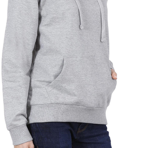 เสื้อฮู้ดแขนยาวผ้าฝ้ายขนแกะมีซิปสำหรับผู้หญิงโอเวอร์ไซส์ - Product Image 4