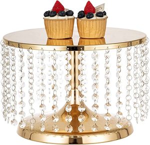 <b>Set</b> Of 3 Crystal Diamond Decorative Fruit Cup Cake Dessert Display Stand Square Shape Cup Cake Server Stand Superior Quality - Product Image 6