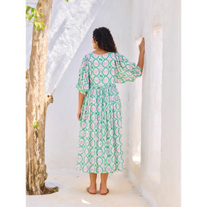 Titli Women's Cotton Floor-Length Maxi Dress-Elegant Casual Tank Style Plus-Size Available - Product Image 4