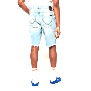 Meilleure vente bleu clair Premium Denim Shorts bonne qualité respirant taille moyenne Style décontracté nouveauté vêtements d'extérieur - Product Image 3