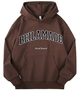 Sweats à capuche de poche de haute qualité avec broderie de lettres-Sweats à capuche pour hommes nouveau style noir - Product Image 5