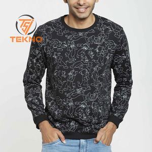 Hombres personalizable O-cuello de alta moda de los hombres ropa de calle sudaderas al por mayor venta superior personalizado nuevo estilo hombres sudadera - Product Image 1