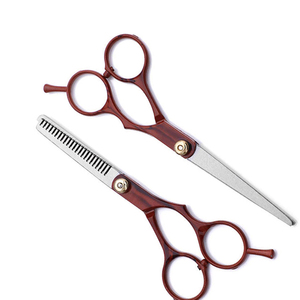 6,0 pulgadas nuevo diseño de moda belleza peluquero tijeras planas dientes pelo tijeras logotipo personalizado - Product Image 1