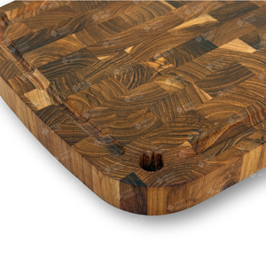 Tabla de Cortar Rectangular Resistente de Madera de Acacia, Material de Bloque de Carnicero, Venta al por Mayor Directa de Fábrica, OEM - Product Image 3
