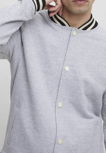 Nouveau Style Logo personnalisé bouton col côtelé avec poignets veste universitaire pour hommes Letterman College Baseball Bomber veste universitaire - Product Image 4