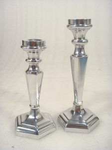 <b>Silver</b> Taper Candle Holder - Product Image 4