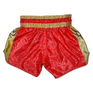 Pantalones cortos de boxeo Muay Thia hechos a medida de alta calidad OEM, pantalones cortos de MMA con diseño de sublimación personalizado para adultos - Product Image 2