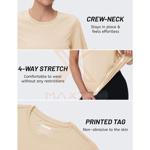 Camisetas Deportivas para Mujer Hechas en Pakistán, Camisetas Deportivas de Poliéster para Gimnasio - Product Image 5