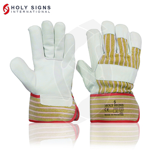 Venta al por mayor guantes de trabajo de cuero de grano de vaca Multi-Lining Canadian Rigger Best Grip Outdoor Industrial Construction Works PPE - Product Image 6