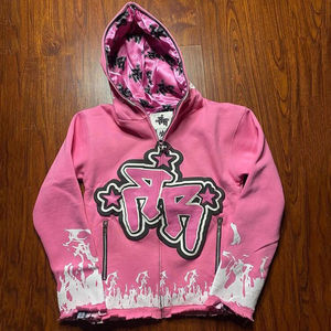 Superventas Puff impresión pulóver sudaderas con capucha transpirable de gran tamaño liso gráfico francés Terry Sudadera con capucha Casual Street Wear sudadera - Product Image 2